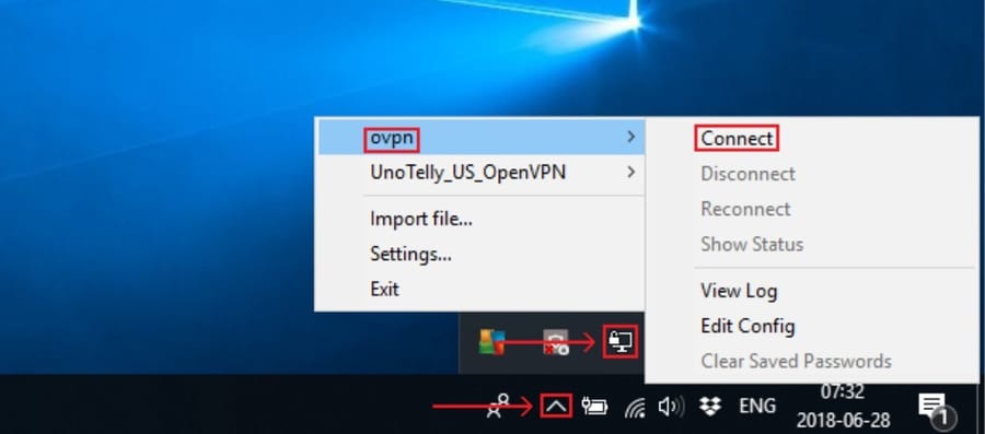 Connect to a VPN Server